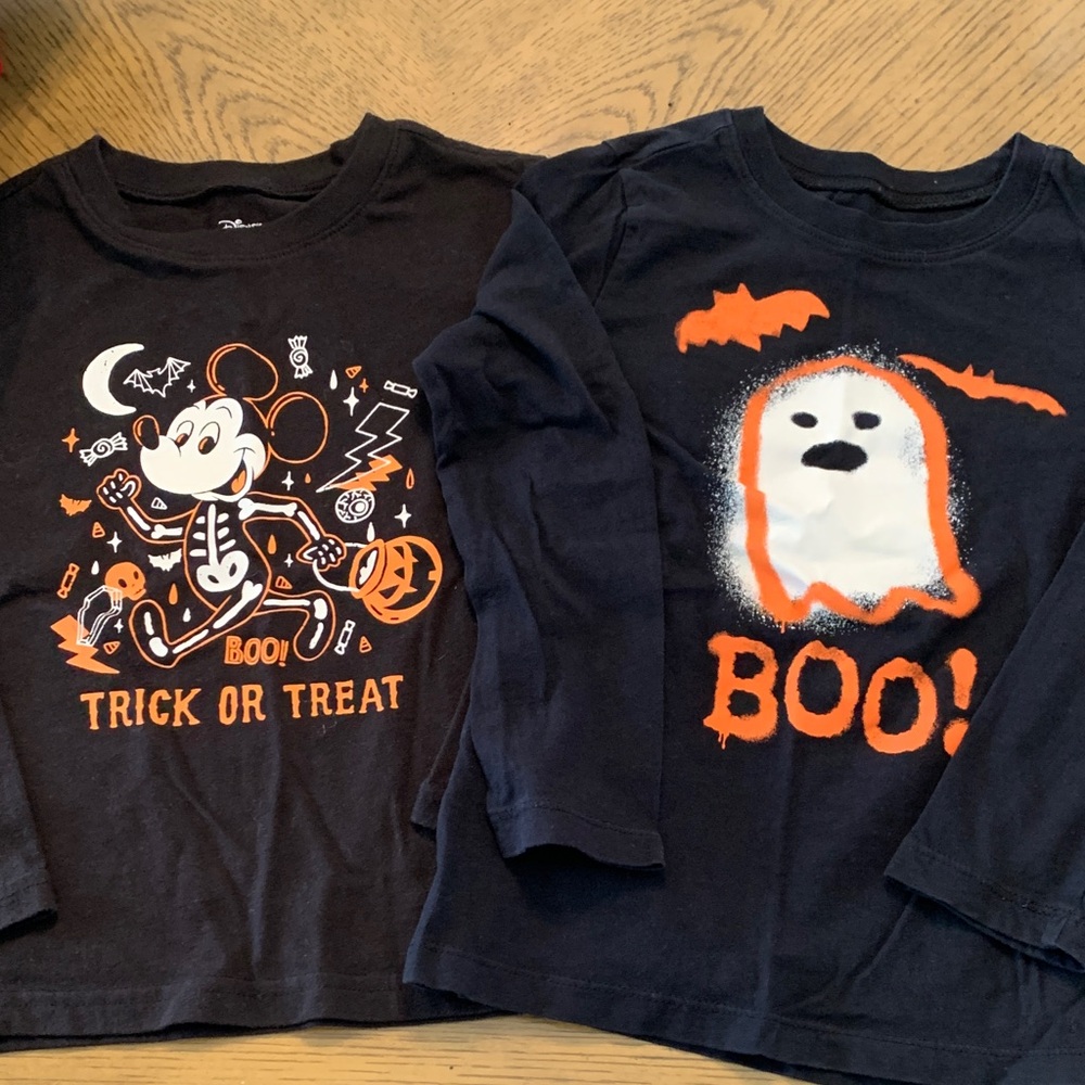 Halloween Bundle 5T Includes 2 Long Sleeve Tops
